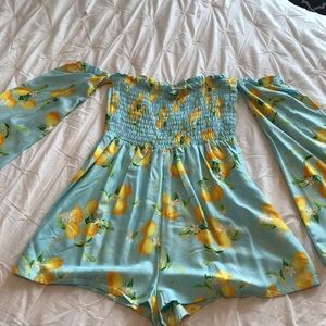 ASOS Lemon print romper